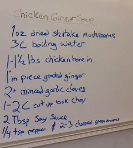 chicken ginger soup recipe
