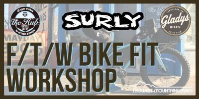 Surly FTW Bike Fit Workshop sign